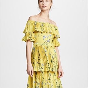 Tiered Floral Midi Dress